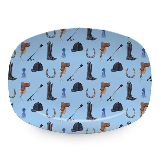 Blue Ribbon Platter by Mariposa