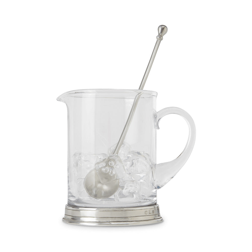 Branch Bar Pitcher + Cocktail Stirrer Set by Match Pewter