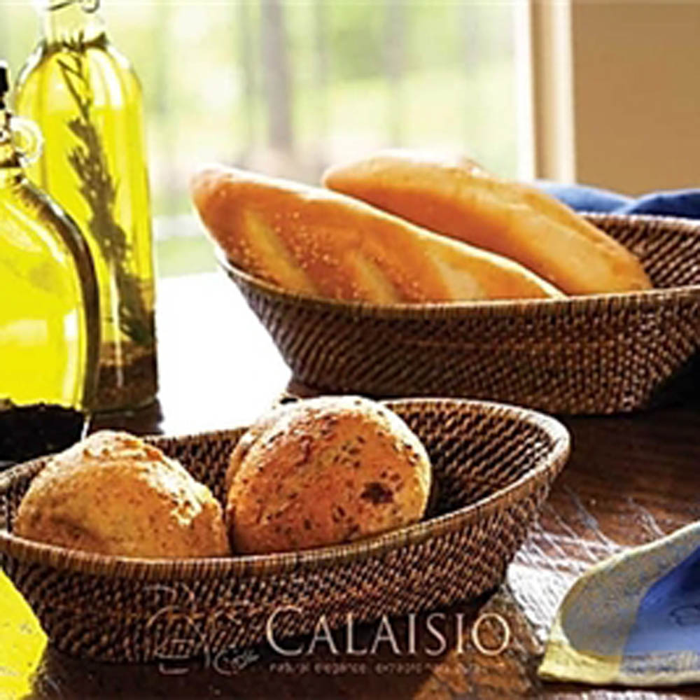 Bread Basket with Scalloped Rim by Calaisio-Medium