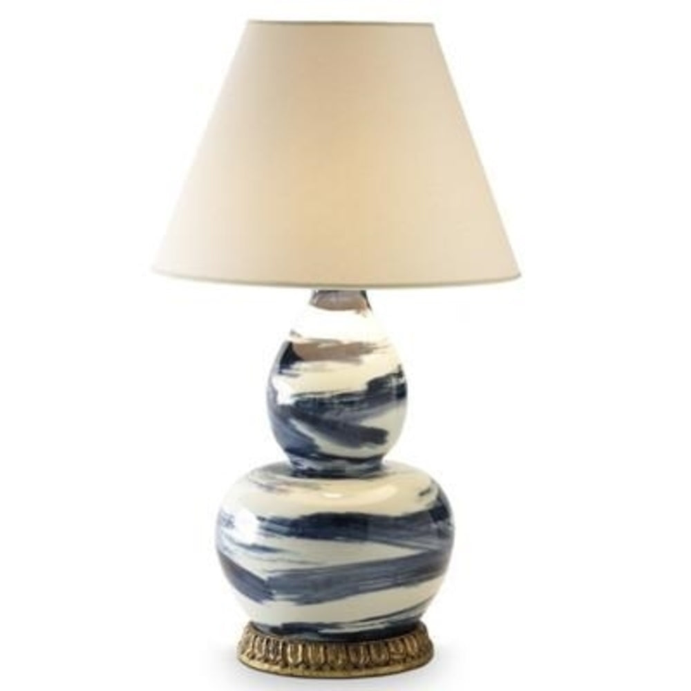 Brush Stroke Lamp (Blue) by Bunny Williams Home