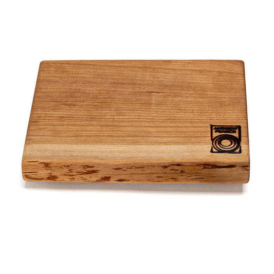 Live Edge Small Single "Citrus" Wood Cutting Board Cherry by Andrew Pearce Additional Image - 1