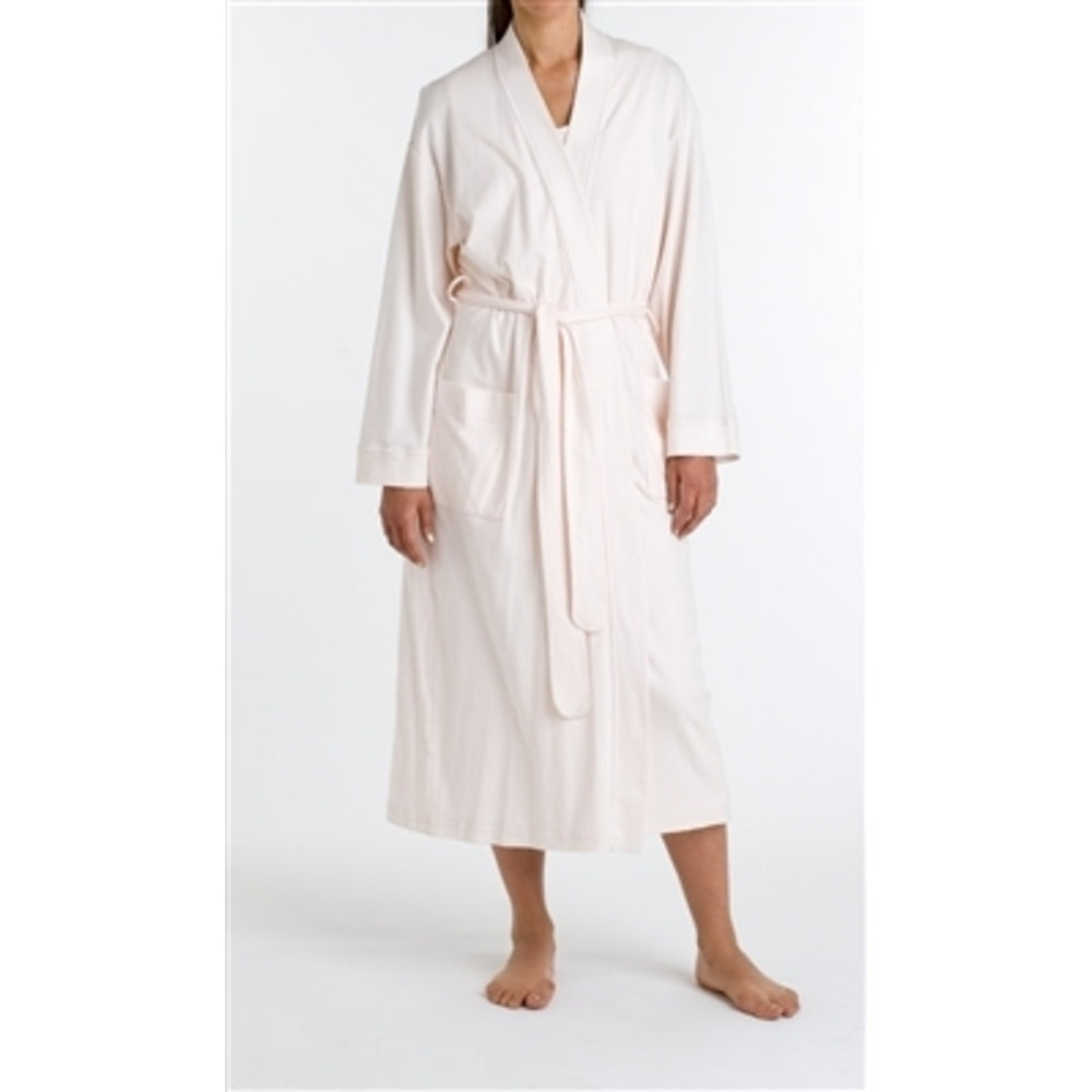 Butterknit Medium Long Robe in White by P. Jamas