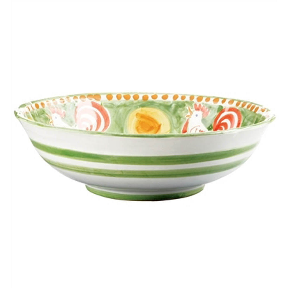 Campagna Gallina Melamine Large Serving Bowl by VIETRI