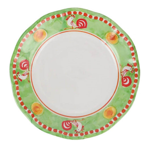 Campagna Melamine Green Dinner Plate by VIETRI