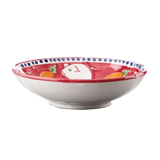 Campagna Melamine Porco Coupe Pasta Bowl by VIETRI