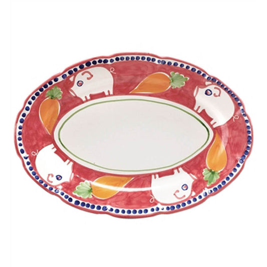 Campagna Melamine Porco Oval Platter by VIETRI