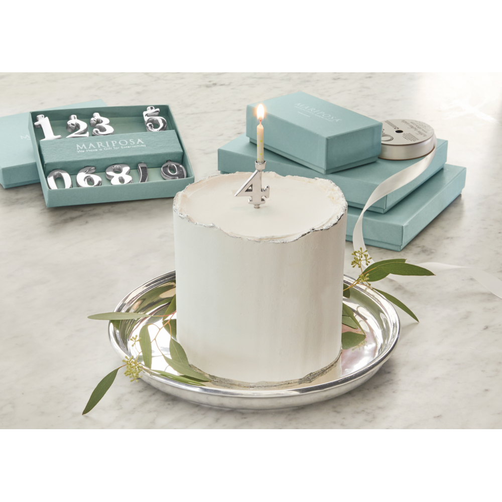 Candle Number Holder Set, 10 by Mariposa Additional Image-4