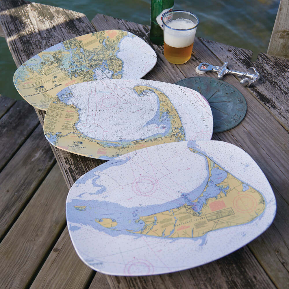 Cape Cod Chart Platter by Mariposa Additional Image-2