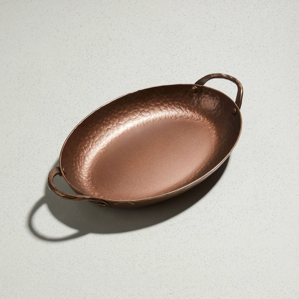 Carbon Steel Oval Roaster by Smithey