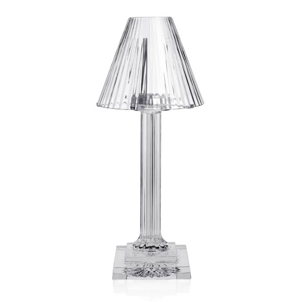 Carmen Candle Lamp Clear (16"/40.50cm) by William Yeoward Crystal