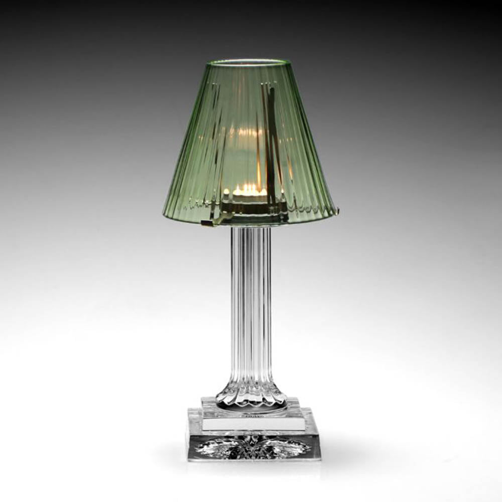 Carmen Candle Lamp Green (12"/30.50cm) by William Yeoward Crystal Additional Image - 1