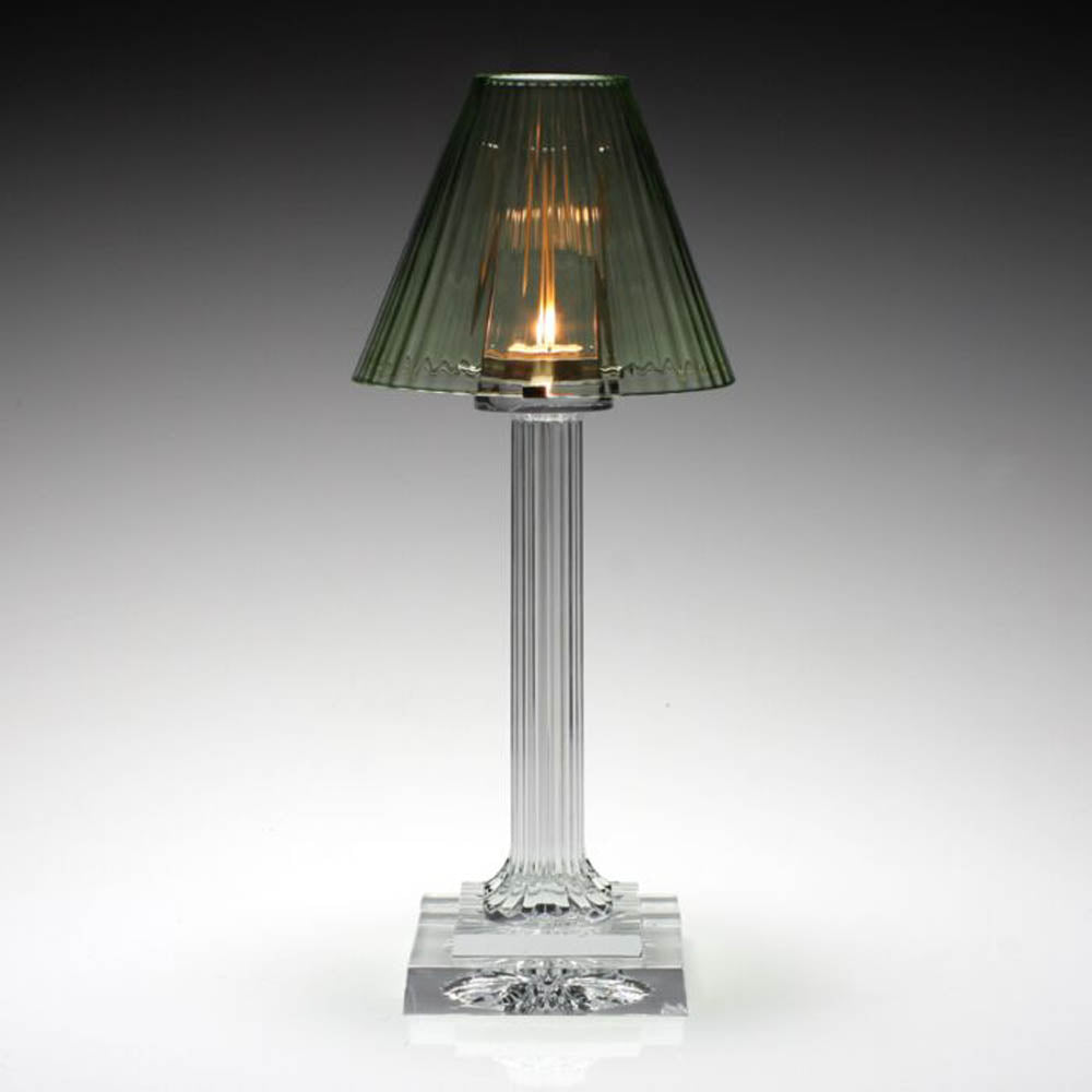 Carmen Candle Lamp Green (16"/40.50cm) by William Yeoward Crystal Additional Image - 1