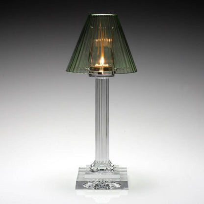 Carmen Candle Lamp Green (16"/40.50cm) by William Yeoward Crystal Additional Image - 1