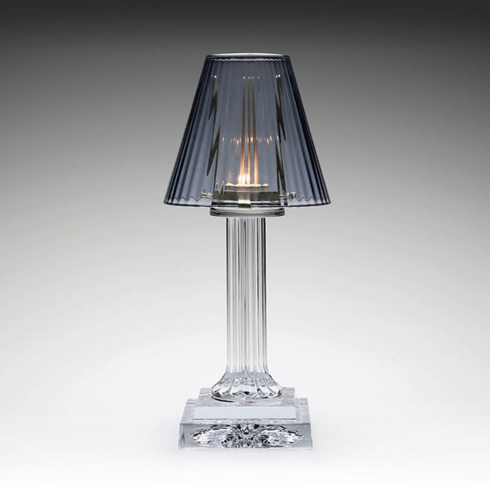 Carmen Candle Lamp Ocean Blue (12"/30.50cm) by William Yeoward Crystal Additional Image - 2