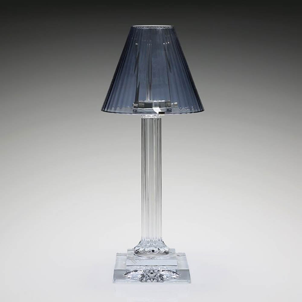 Carmen Candle Lamp Ocean Blue (16"/40.50cm) by William Yeoward Crystal Additional Image - 1