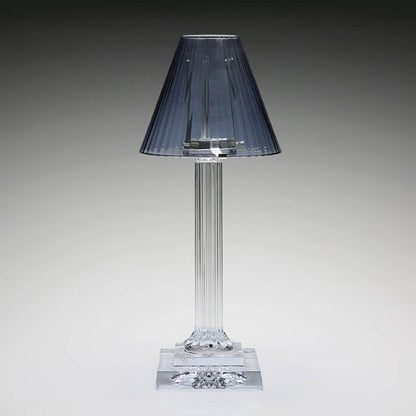 Carmen Candle Lamp Ocean Blue (16"/40.50cm) by William Yeoward Crystal Additional Image - 1