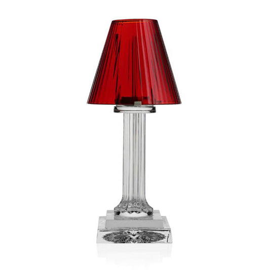 Carmen Candle Lamp Scarlet (12"/30.50cm) by William Yeoward Crystal