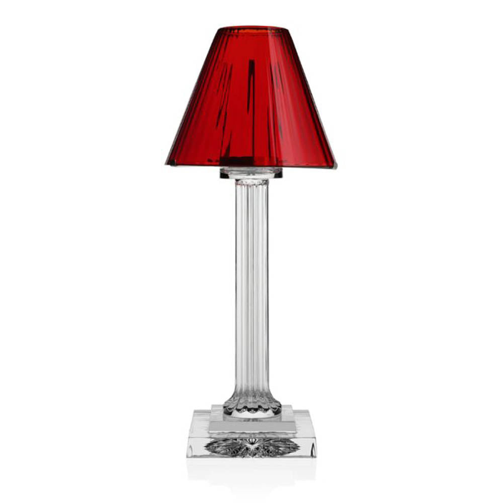 Carmen Candle Lamp Scarlet (16"/40.50cm) by William Yeoward Crystal