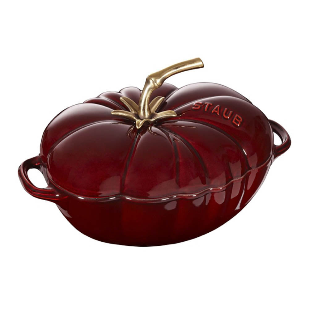 Cast Iron 3-qt Grenadine Tomato Cocotte by Staub