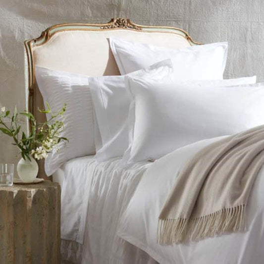 Ceylon Satin Stitch King Cases Luxury Bed Linens by Matouk
