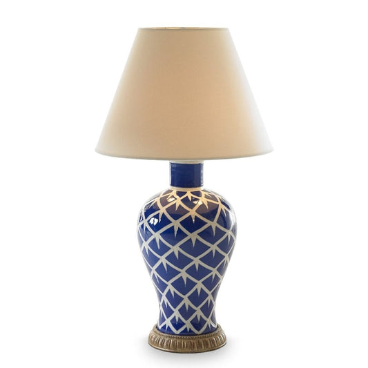 Chicken Feather Lamp (Blue) by Bunny Williams Home