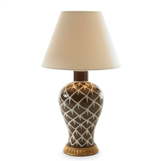 Chicken Feather Lamp (Brown) by Bunny Williams Home