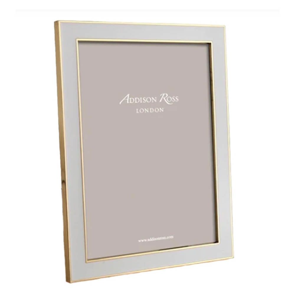 Chiffon Grey and Gold Frame (5"x7") by Addison Ross