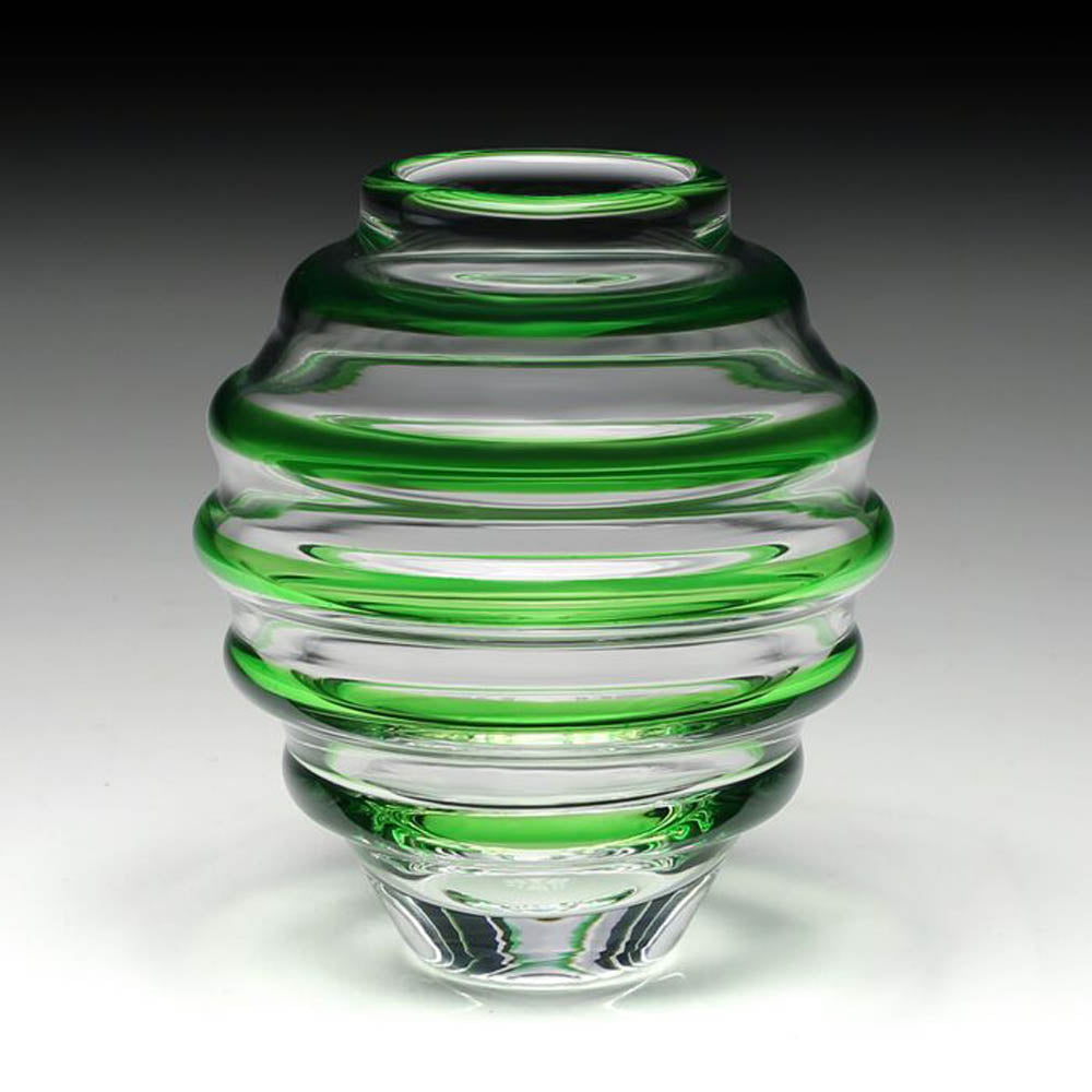 Circe Mini Vase Green by William Yeoward Crystal Additional Image - 1