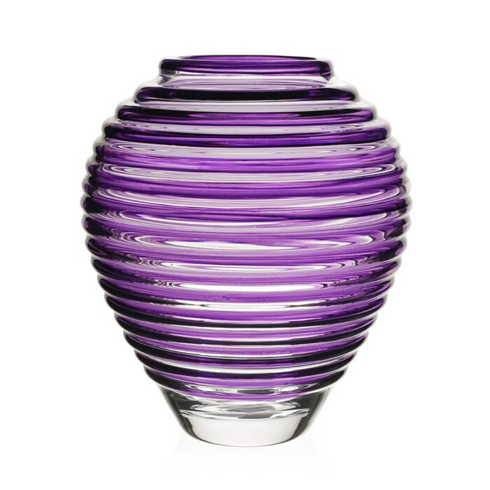 Circe Vase Amethyst (11"/28cm) by William Yeoward Crystal