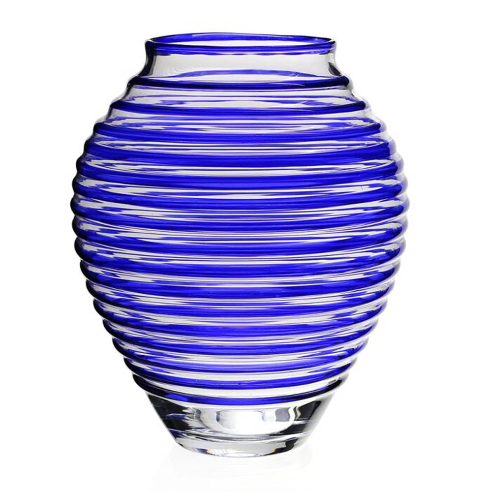 Circe Vase (Blue (16"/40.50cm) by William Yeoward Crystal