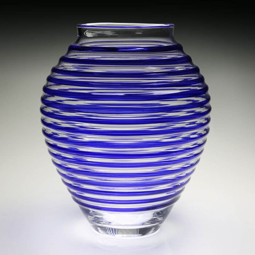 Circe Vase (Blue (16"/40.50cm) by William Yeoward Crystal Additional Image - 1