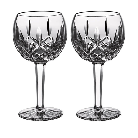 Classic Lismore Balloon Wine Glass - Pair by Waterford