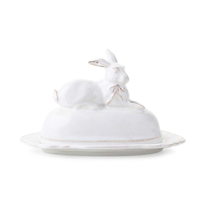 Clever Creatures Bunny Butter Dish by Juliska