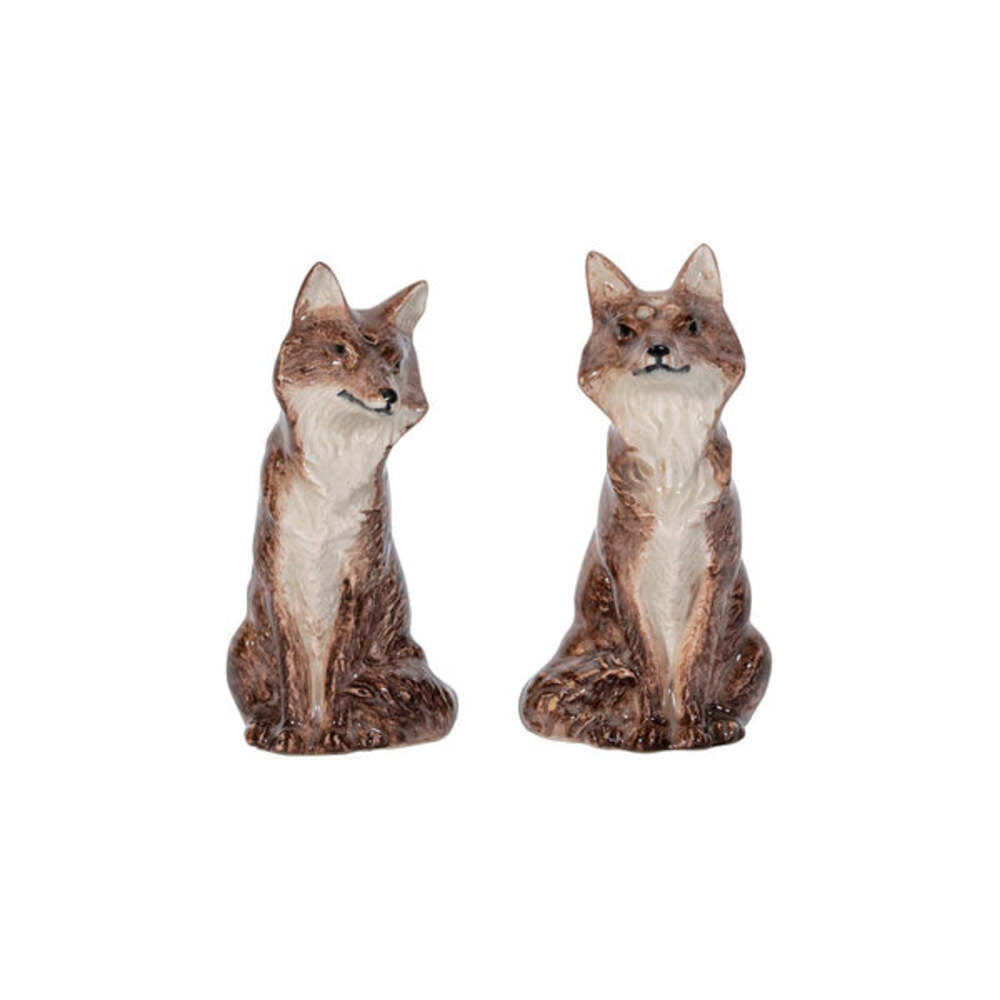 Clever Creatures Fox Salt and Pepper Set of 2 by Juliska