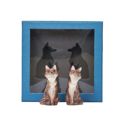 Clever Creatures Fox Salt and Pepper Set of 2 by Juliska Additional Image-1