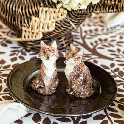 Clever Creatures Fox Salt and Pepper Set of 2 by Juliska Additional Image-4