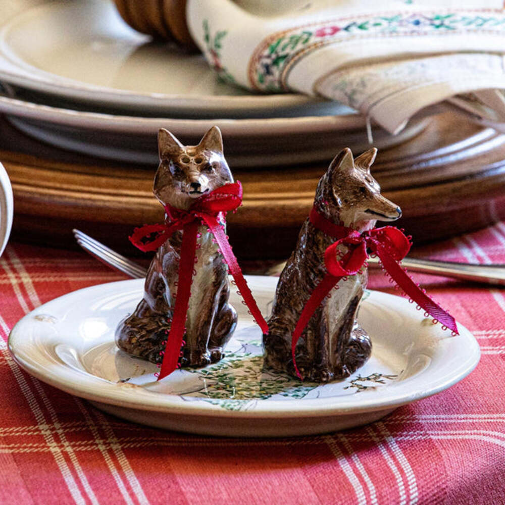 Clever Creatures Fox Salt and Pepper Set of 2 by Juliska Additional Image-6