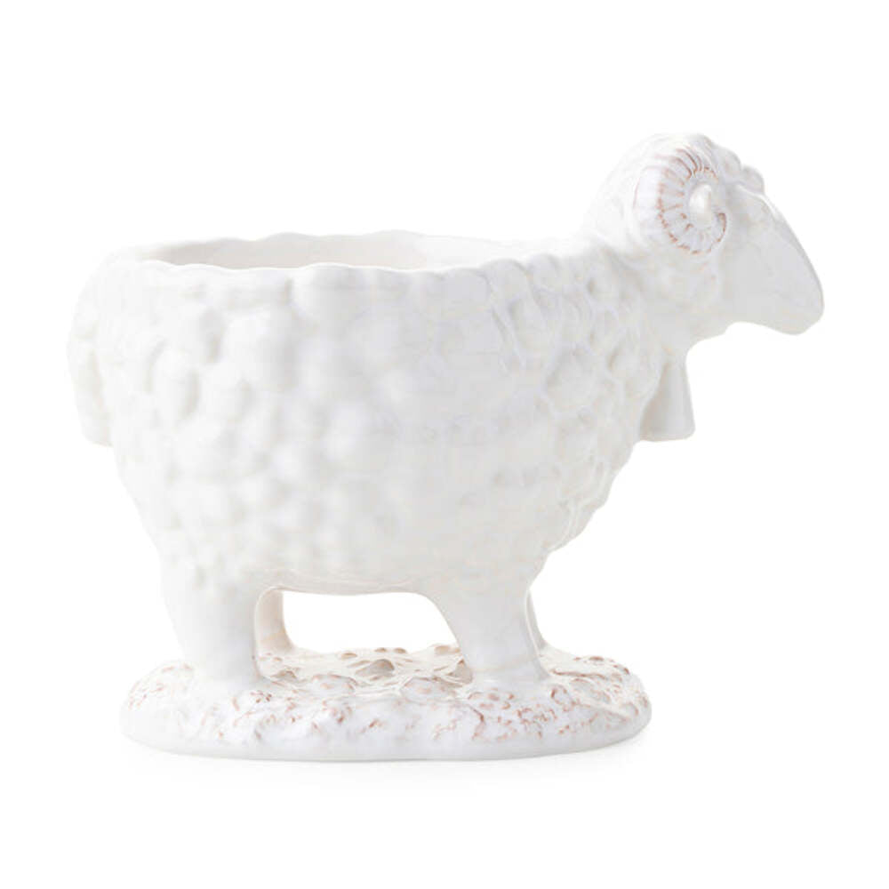 Clever Creatures Ram Bowl by Juliska