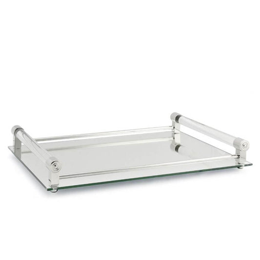 Coco Large Mirrored Bar Tray by William Yeoward Crystal