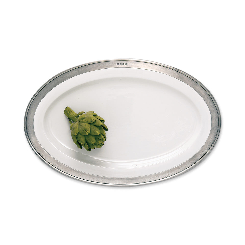 Convivio Oval Serving Platter by Match Pewter Additional Image 2