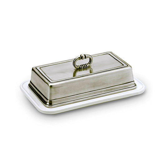 Convivio Single Butter Dish by Match Pewter