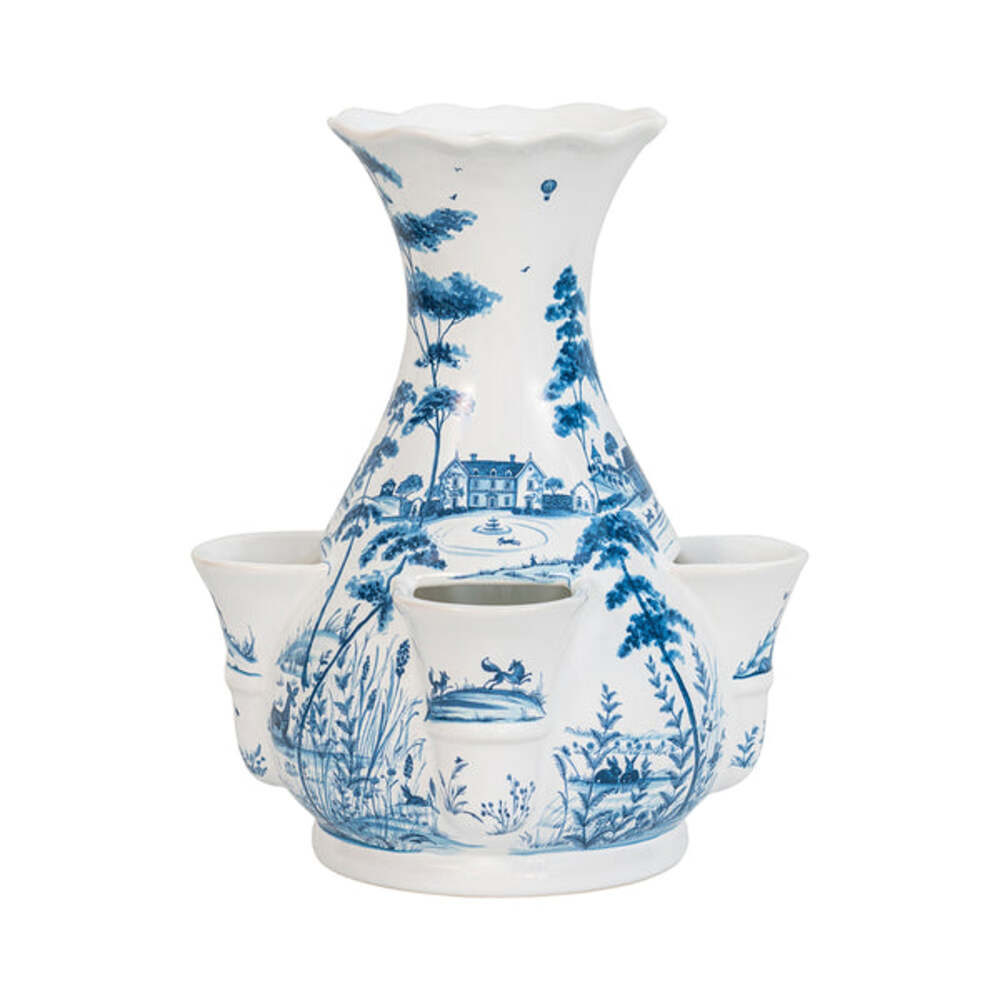 Country Estate 11.5" Tulipiere Vase- Delft Blue by Juliska Additional Image-2