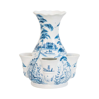 Country Estate 11.5" Tulipiere Vase- Delft Blue by Juliska Additional Image-4