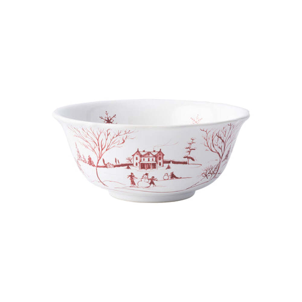 Country Estate Winter Frolic Cereal/Ice Cream Bowl by Juliska