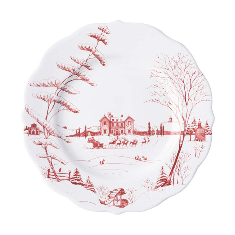 Country Estate Winter Frolic Dinner Plate by Juliska Additional Image-2