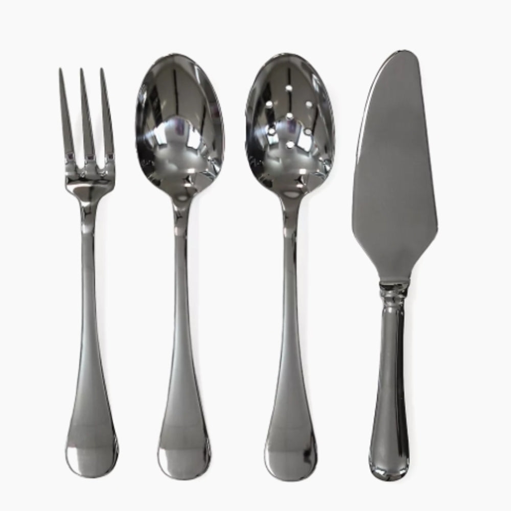 Couzon - Elite Stainless Steel Four Piece Hostess Set