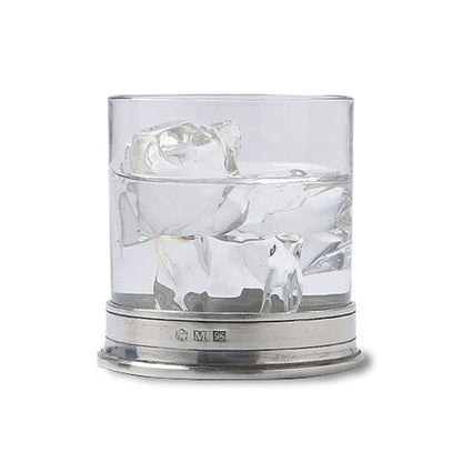 Crystal Double Old Fashioned Glass by Match Pewter