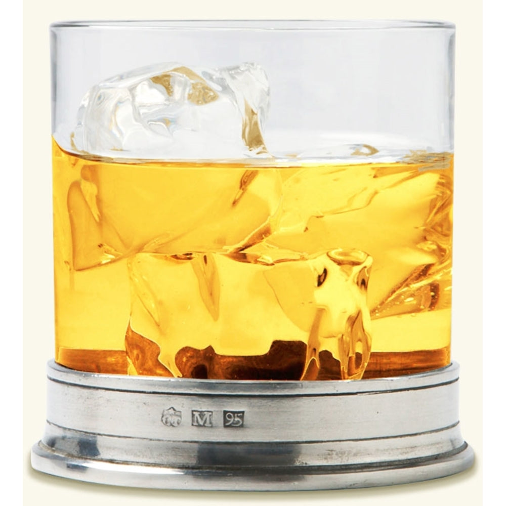 Crystal Double Old Fashioned Glass by Match Pewter Additional Image - 1