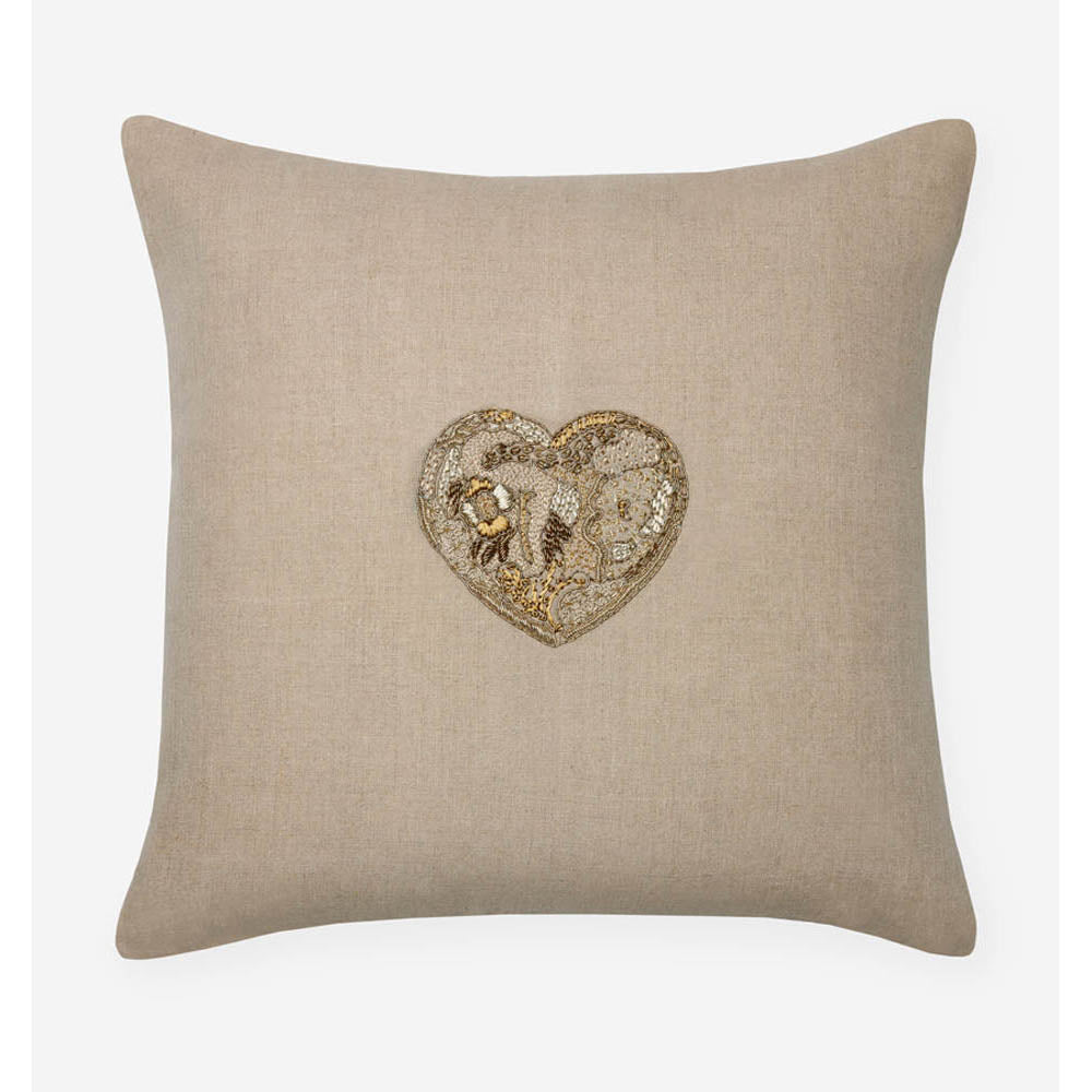 Cuore Decorative Pillow 18" x 18" by SFERRA