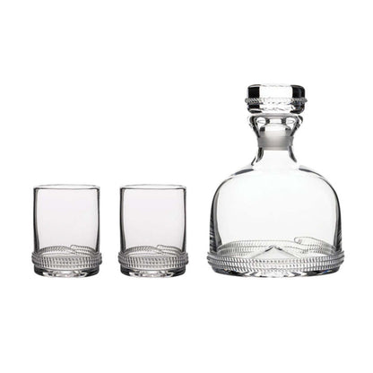 Dean 3 Piece Decanter and Double Old Fashioned by Juliska